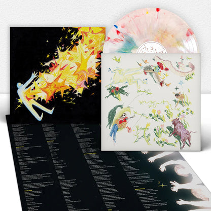 SIGNED Flipturn - Burnout Days Cover Opaque Crayons Vinyl Record LP