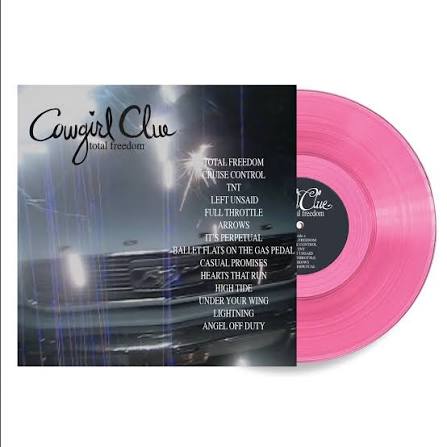 Cowgirl Clue - Total Freedom Clear Pink Vinyl Record LP