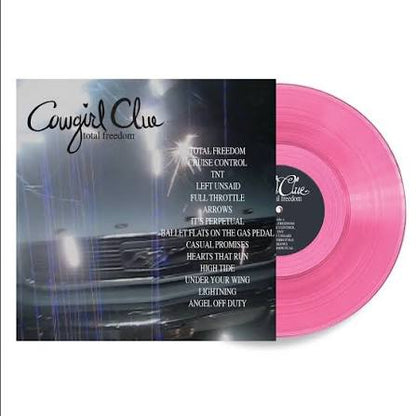 Cowgirl Clue - Total Freedom Clear Pink Vinyl Record LP