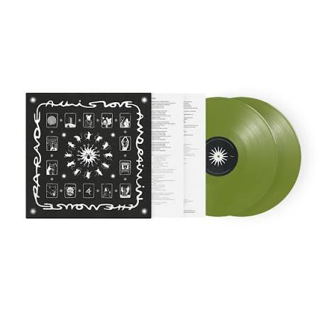 SIGNED Of Monsters And Men - All Is Love And Pain In The Mouse Parade Olive Green Vinyl Record 2LP