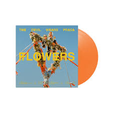SIGNED The Devil Wears Prada - Flowers Orange Vinyl Record LP