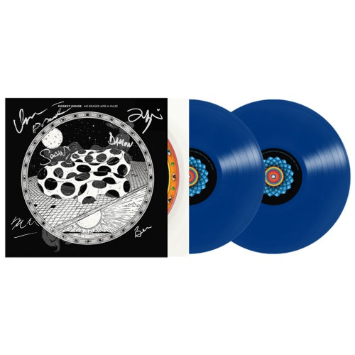SIGNED Modest Mouse - An Eraser And A Maze Ocean Blue Vinyl Record 2LP