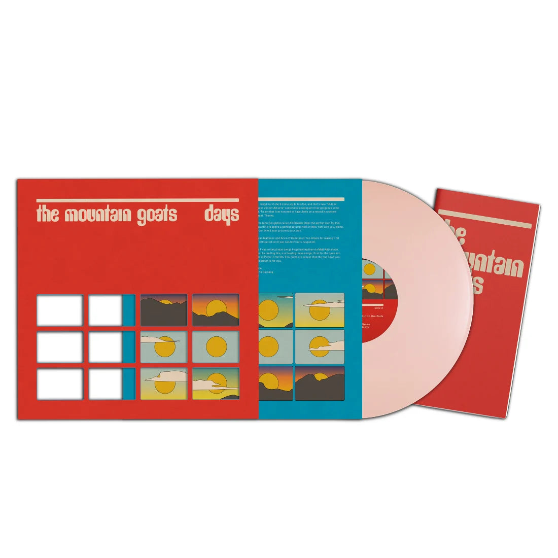 SIGNED The Mountain Goats - Days Pink Vinyl Record LP