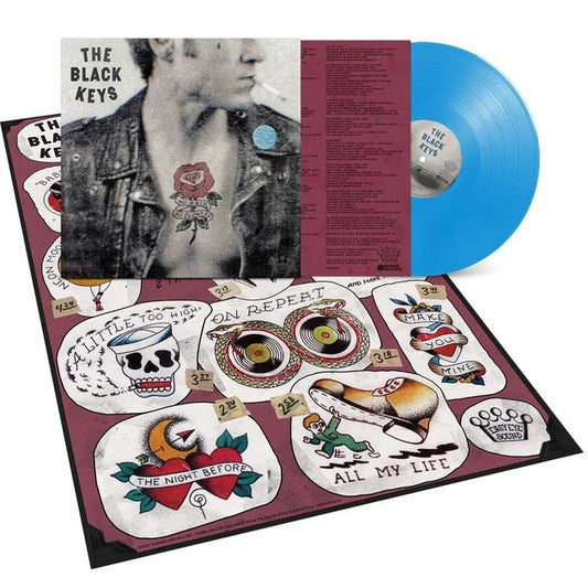 SIGNED The Black Keys - No Rain, No Flowers Sky Blue Vinyl Record LP