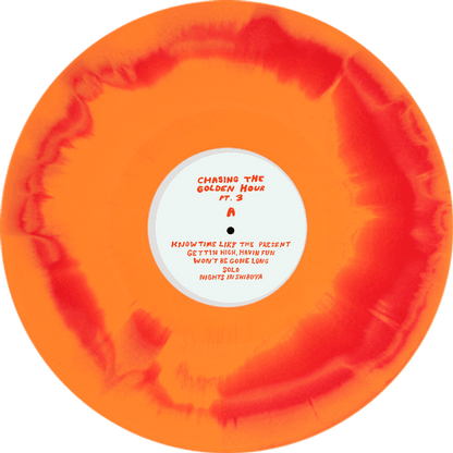 GRiZ  - Chasing The Golden Hour Pt. 3 & Pt. 4 "Tie Dye" Vinyl Record 2LP