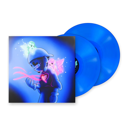 Omar Courtz - Por Si Mañana No Estoy PSMNE Clear Blue Vinyl Record 2LP