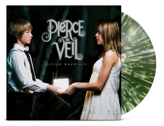 Pierce The Veil - Selfish Machines Opaque Green with White Splatter Vinyl Record LP