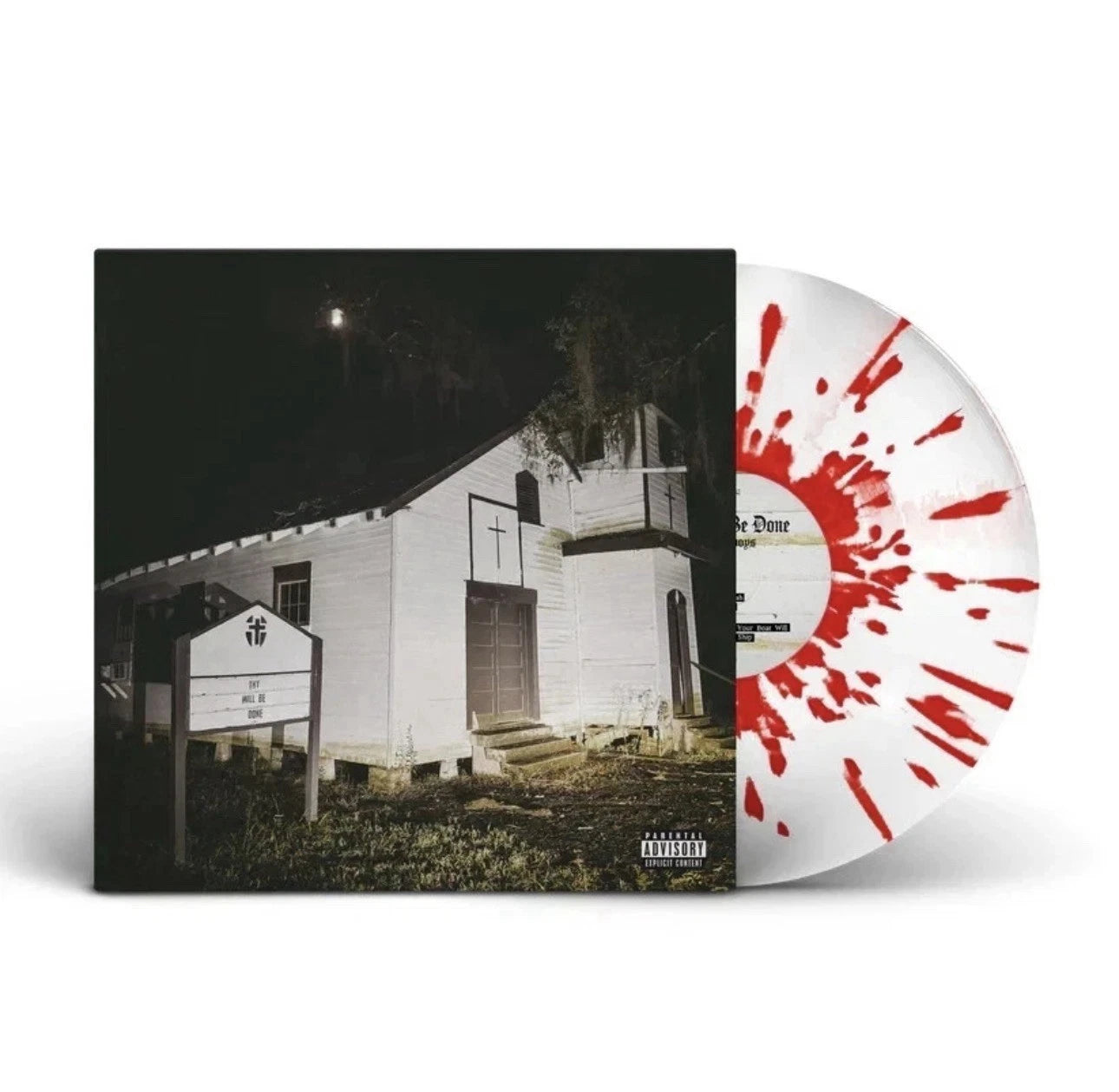 $uicideboy$ - Thy Will Be Done Red Splatter Vinyl Record LP