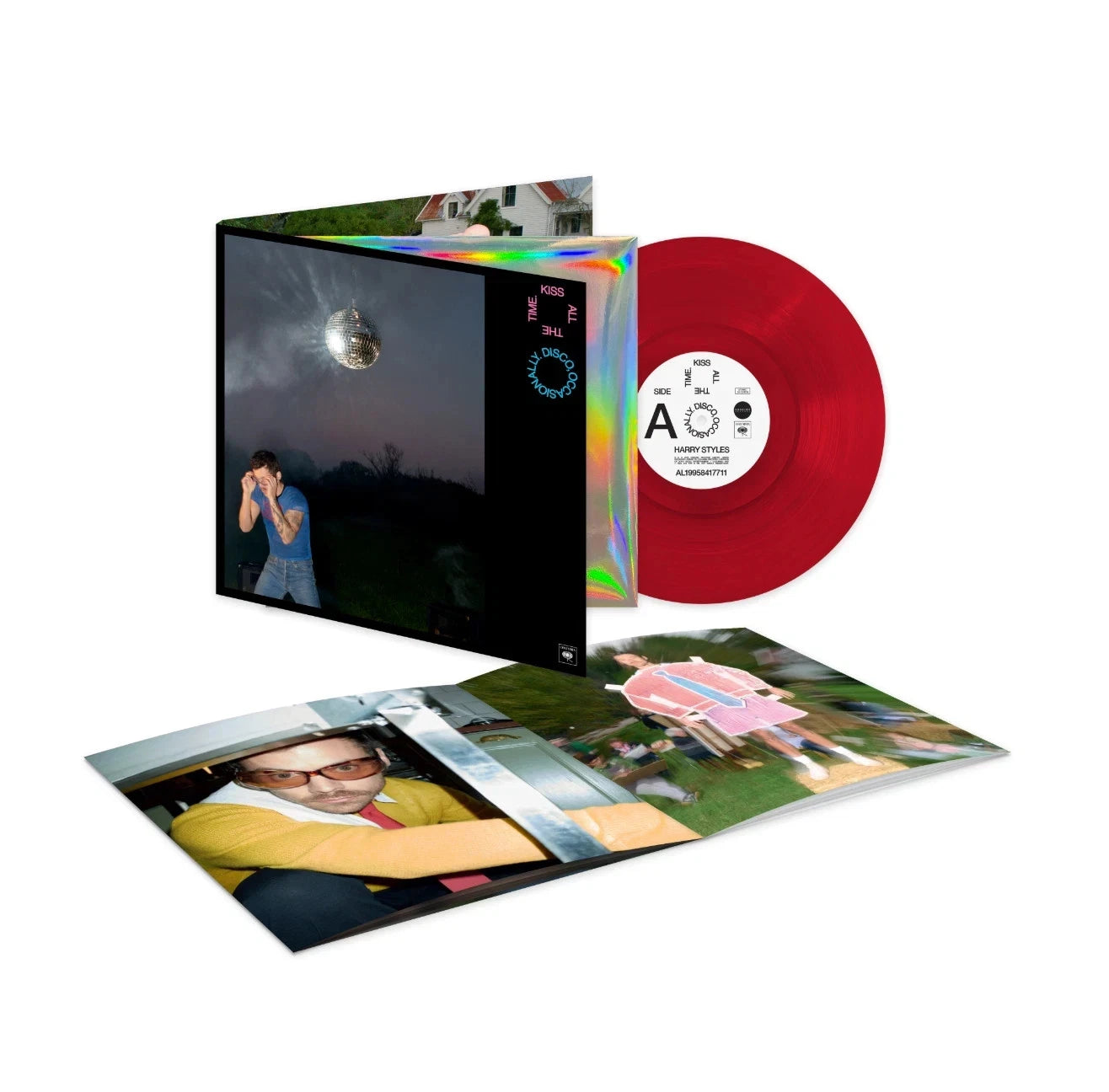 Harry Styles - Kiss All The Time. Disco, Occasionally Tomato Red Vinyl Record LP