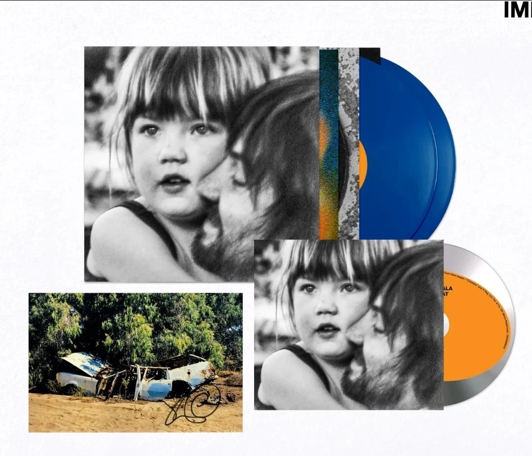 SIGNED Tame Impala - Deadbeat "Bluejay Blue" Vinyl Record 2LP