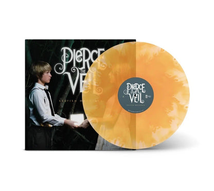 Pierce The Veil - Selfish Machines Clear Neon Orange Cloud Vinyl Record LP