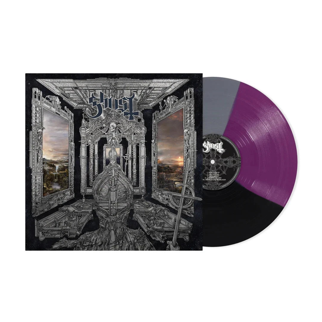 Ghost  - Skeleta Tri-Color Grey Purple Black Vinyl Record LP
