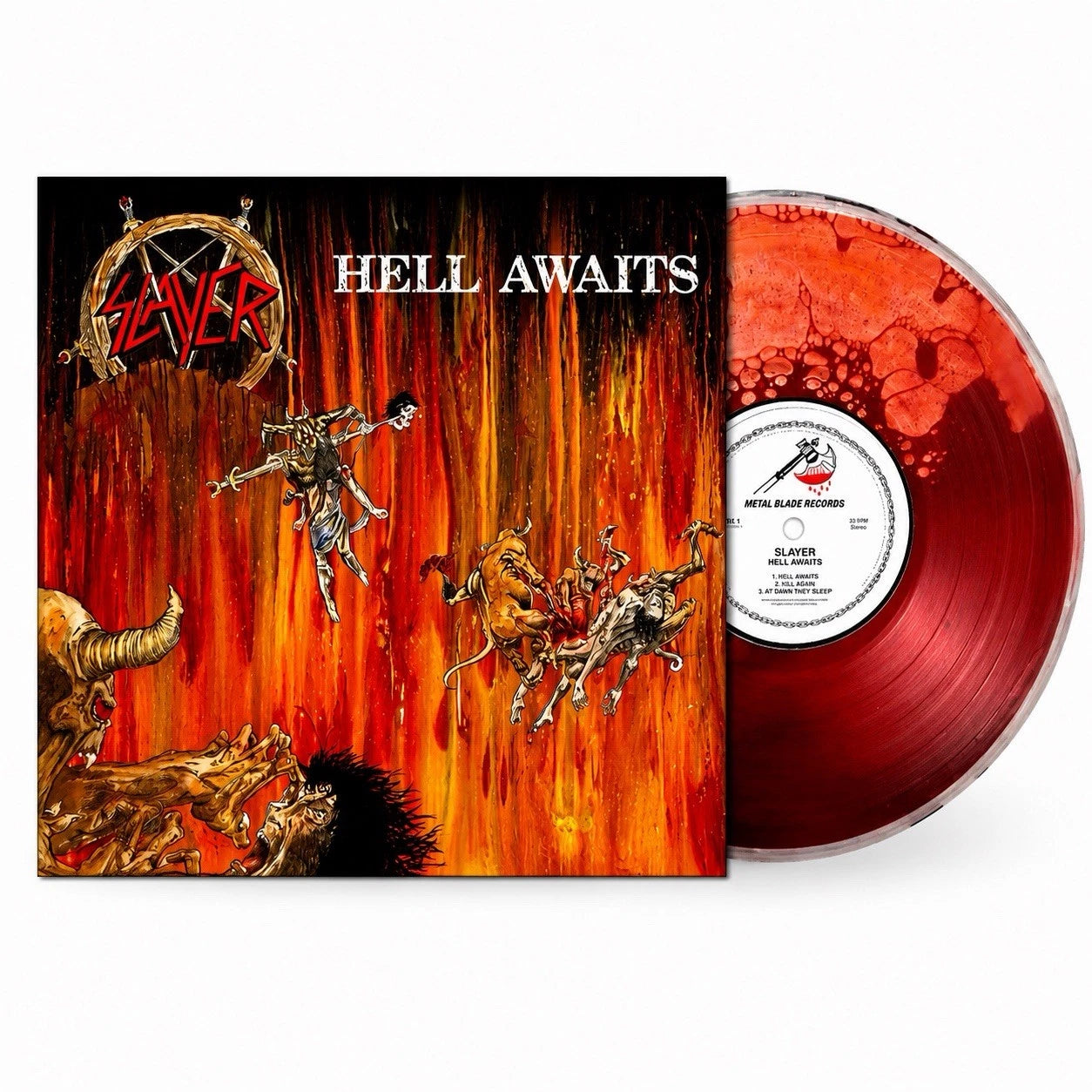 Slayer - Hell Awaits 40th Anniversary Liquid Vinyl Record LP