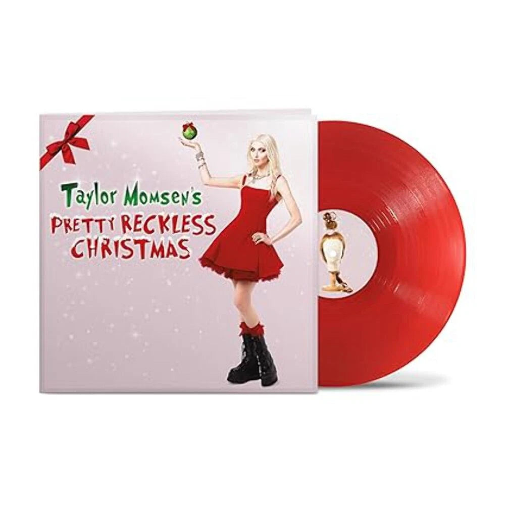 SIGNED The Pretty Reckless - Taylor Momsen's Pretty Reckless Christmas Red Smoke Vinyl Record LP