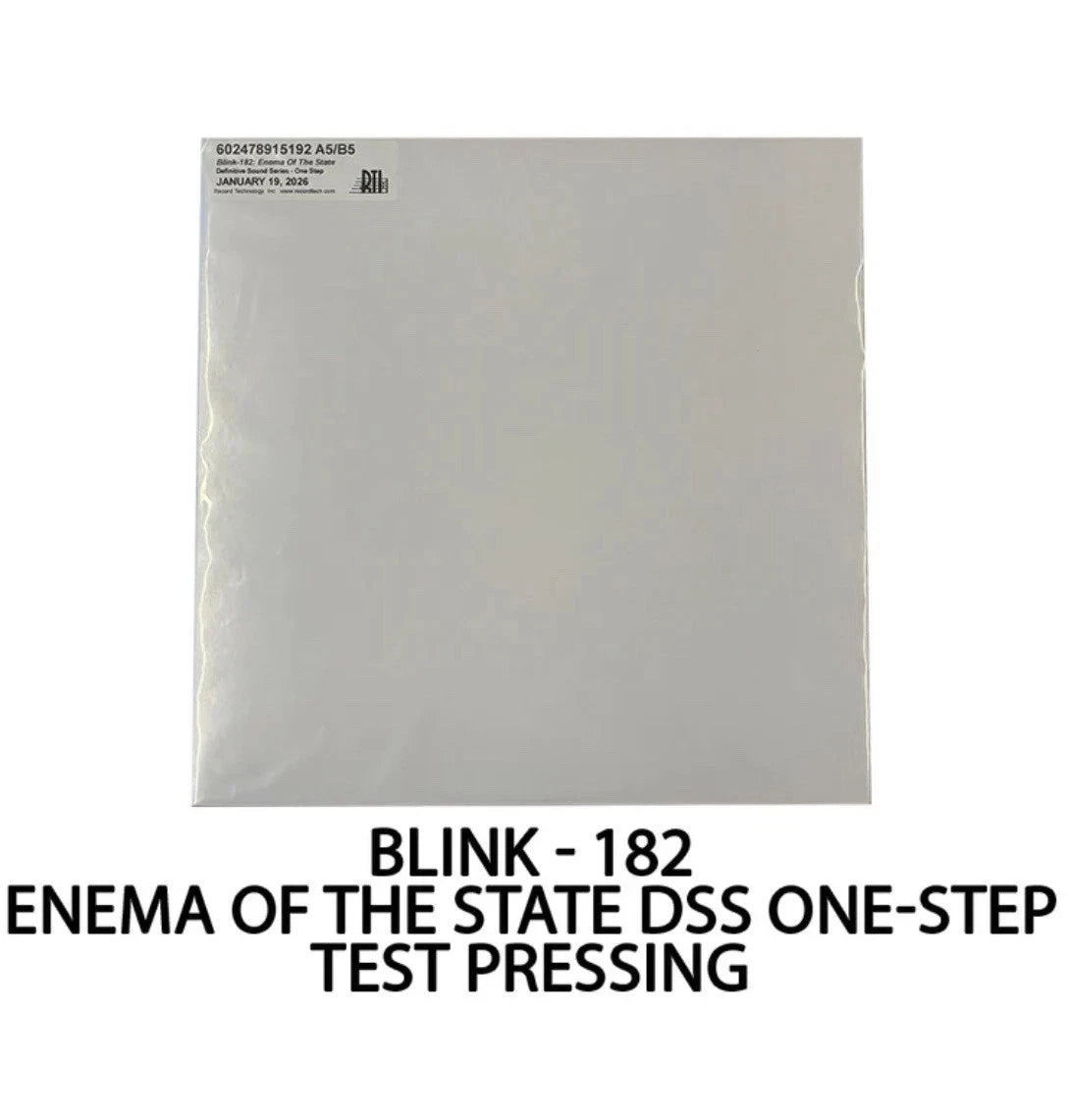 Blink-182 - Enema Of The State DSS One-Step Test Pressing Vinyl Record LP