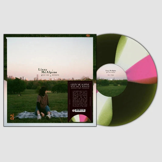 Lizzy McAlpine - Give Me A Minute Pink Green White Split Vinyl Record LP