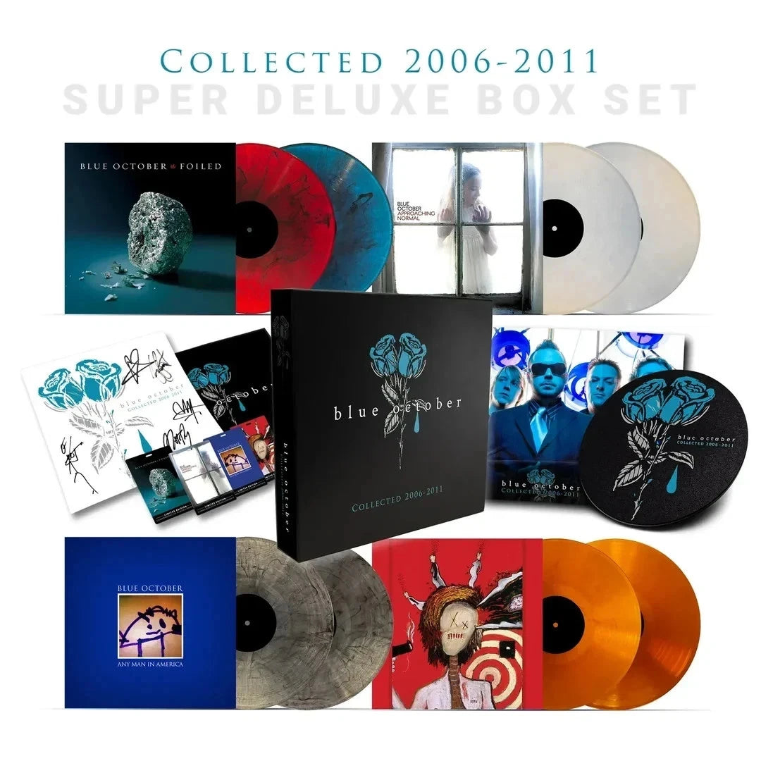 SIGNED Blue October  - Collected Series: Super Deluxe Box Set 2006-2011 Vinyl Record 8LP
