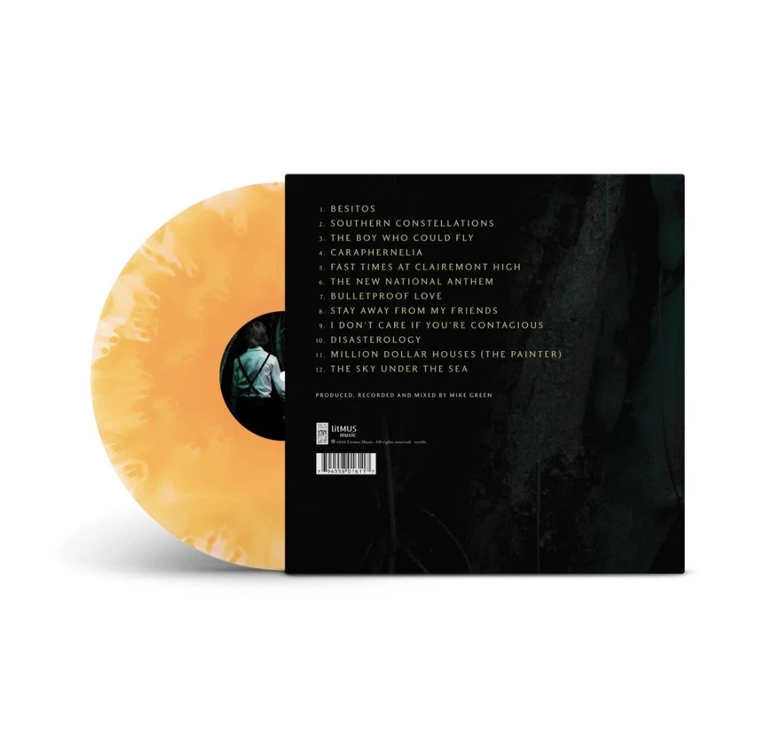 Pierce The Veil - Selfish Machines Clear Neon Orange Cloud Vinyl Record LP