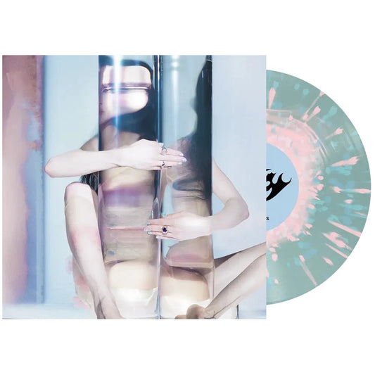 SIGNED Poppy  - Empty Hands Pink & Blue Splatter Vinyl Record LP