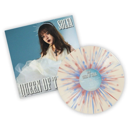Solya - Queen Of Texas Red & Blue Starbust Vinyl Record LP