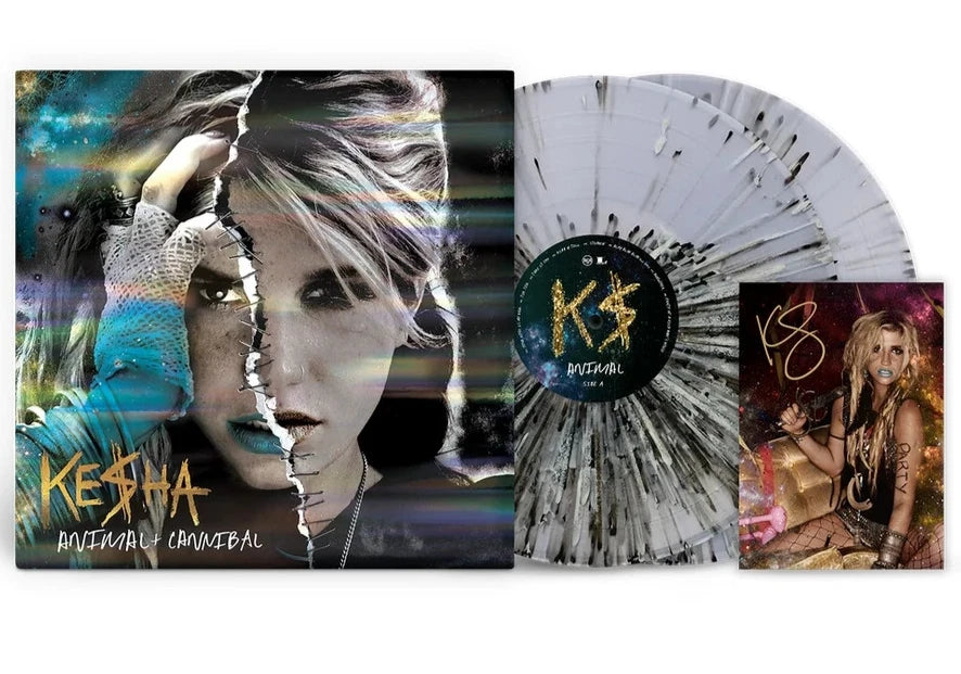 SIGNED Ke$ha* - Animal + Cannibal Deluxe Splatter Vinyl Record 2LP