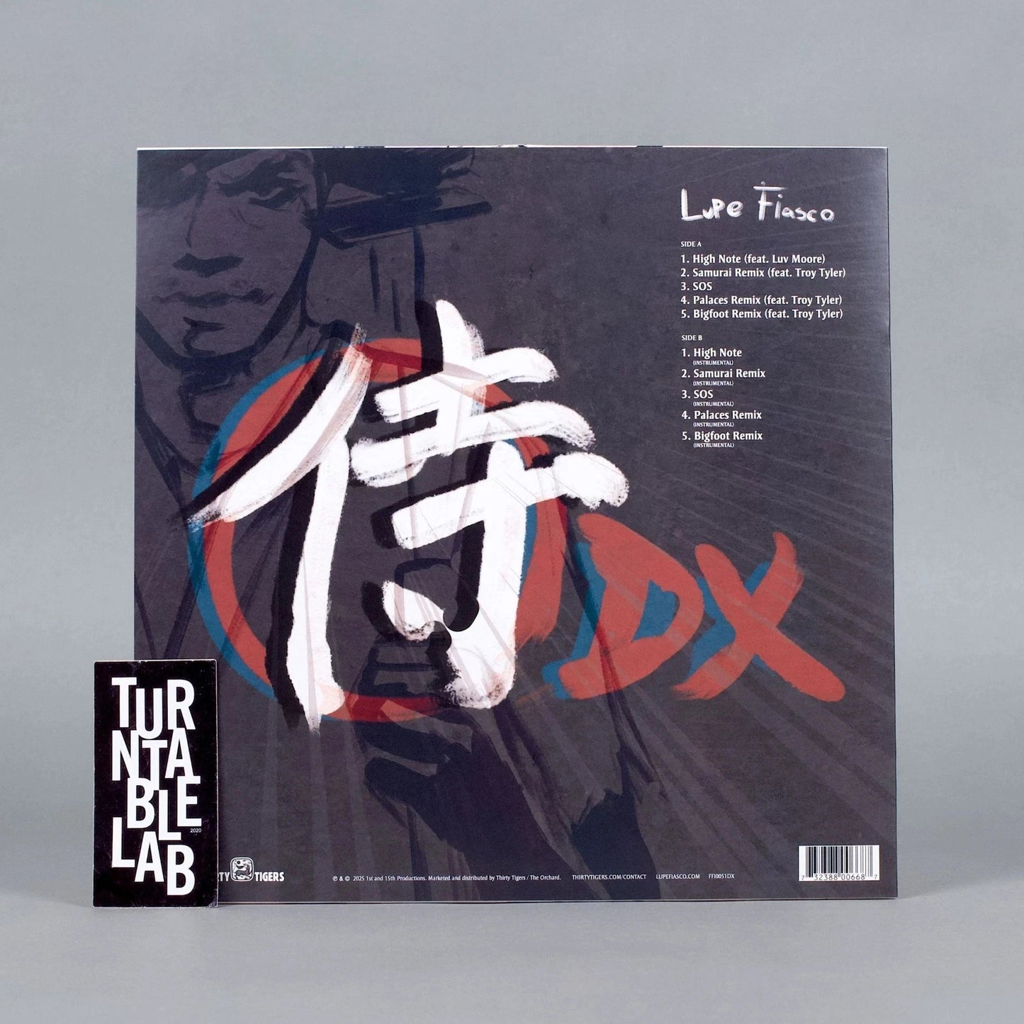 Lupe Fiasco - Samurai DX TTL Exclusive Red Iridescent Vinyl Record LP