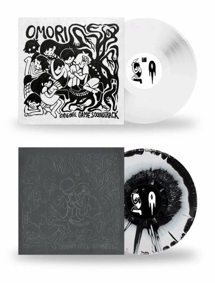 Omori Original Game Soundtrack Clear and Black Splatter Vinyl Record LP