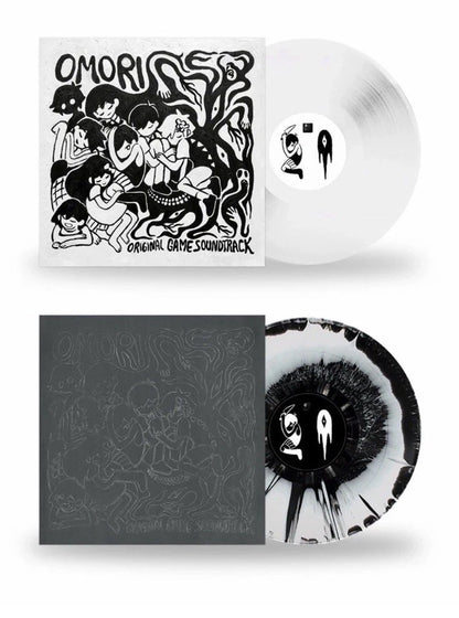 Omori Original Game Soundtrack Clear and Black Splatter Vinyl Record LP