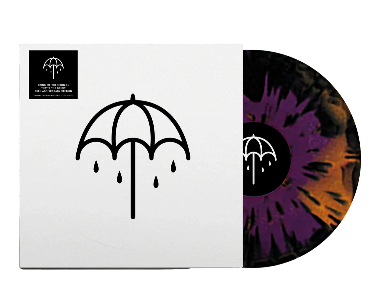 Bring Me The Horizon - That's The Spirit Black Purple Orange Swirl Vinyl Record LP