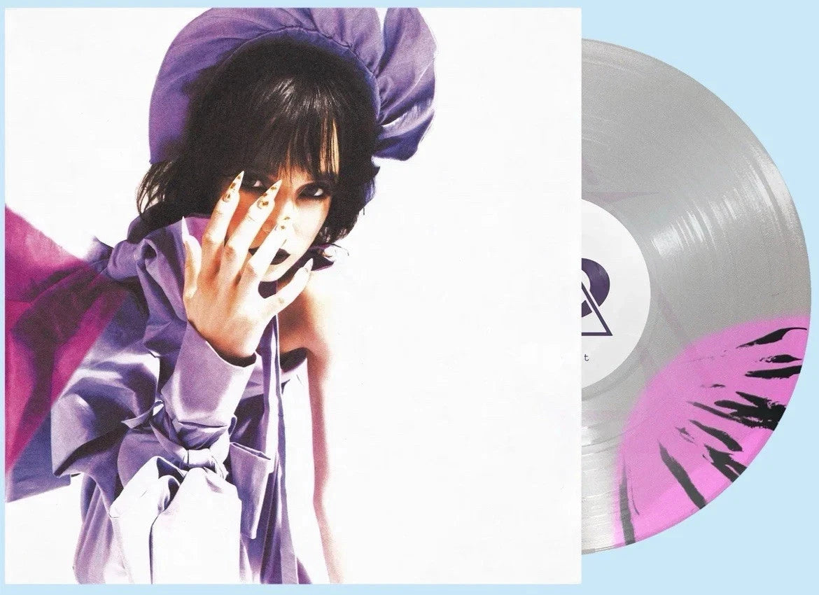 Poppy - Eat Cloudy Clear + Violet Moonphase w/ Black Splatter Vinyl Record LP