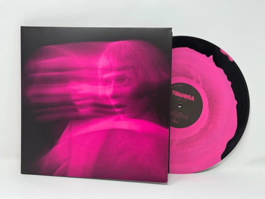 Tomora - Come Closer Pink and Black Swirl Vinyl Record LP The Chemical Brothers