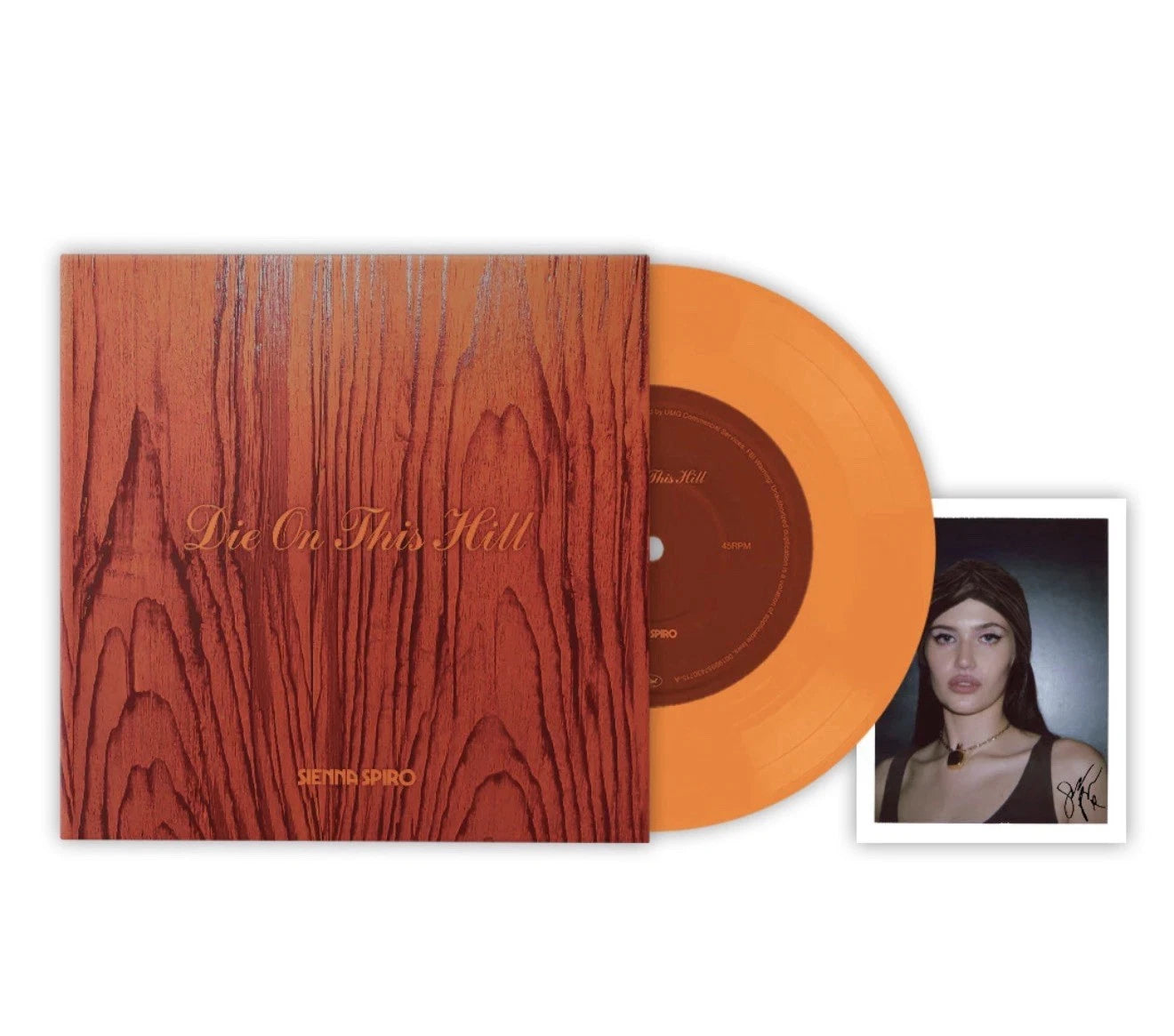 SIGNED Sienna Spiro - Die On This Hill 7" Single Vinyl Record LP
