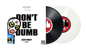 SIGNED ASAP Rocky - Don't Be Dumb Black & White Vinyl Record 2LP