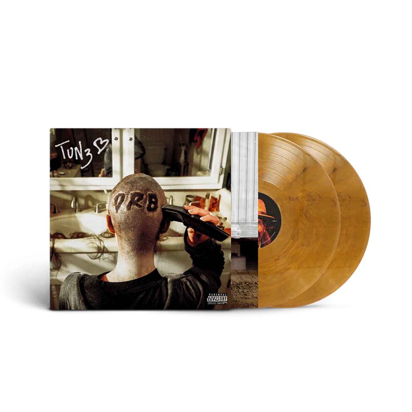 SIGNED Lucki - Dr*gs R Bad Orange Gold Vinyl Record 2LP