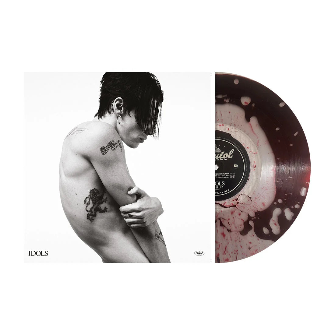 Yungblud - Idols "Blood" Liquid Filled Vinyl Record LP